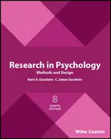 Metódy a dizajn výskumu v psychológii 8e - Research in Psychology Methods and Design 8e