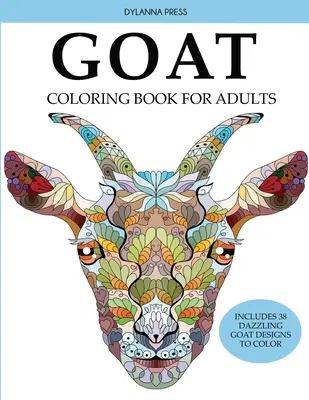 Kozia kniha na vyfarbovanie pre dospelých - Goat Coloring Book for Adults