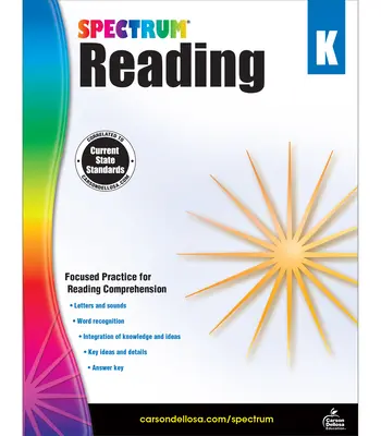 Pracovný zošit Spektrum Čítanie, K. ročník - Spectrum Reading Workbook, Grade K