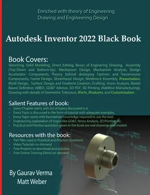 Autodesk Inventor 2022 Čierna kniha - Autodesk Inventor 2022 Black Book