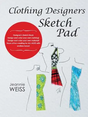 Skicár pre odevných dizajnérov - Clothing Designers Sketch Pad