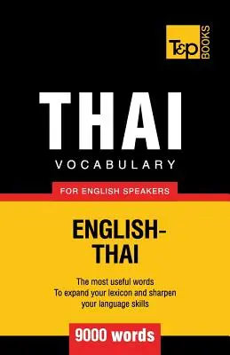Thajská slovná zásoba pre anglicky hovoriacich - 9000 slov - Thai vocabulary for English speakers - 9000 words