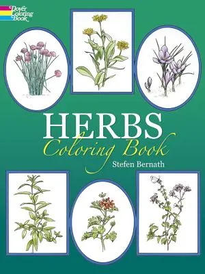 Kniha na vyfarbovanie byliniek - Herbs Coloring Book