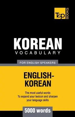 Kórejský slovník pre anglicky hovoriacich - 5000 slov - Korean vocabulary for English speakers - 5000 words