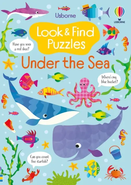 Hľadaj a nájdi hádanky pod morom - Look and Find Puzzles Under the Sea