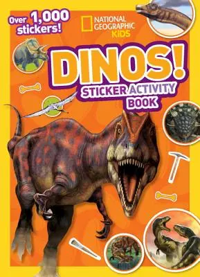 Kniha aktivít so samolepkami dinosaurov [so samolepkami] - Dinos Sticker Activity Book [With Sticker(s)]