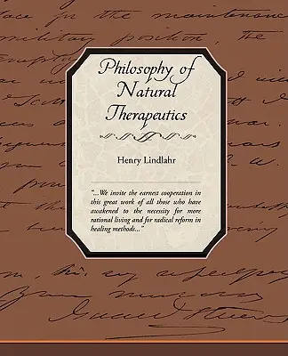 Filozofia prírodnej terapie - Philosophy of Natural Therapeutics