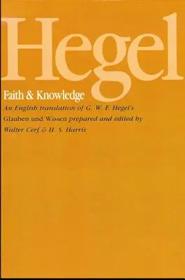 Hegel: Viera a poznanie - Hegel: Faith and Knowledge