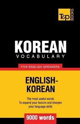 Kórejská slovná zásoba pre anglicky hovoriacich - 9000 slov - Korean vocabulary for English speakers - 9000 words