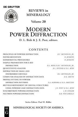 Moderná prášková difrakcia - Modern Powder Diffraction