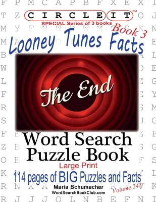 Zakrúžkujte, Looney Tunes Facts, kniha 3, hľadanie slov, puzzle - Circle It, Looney Tunes Facts, Book 3, Word Search, Puzzle Book