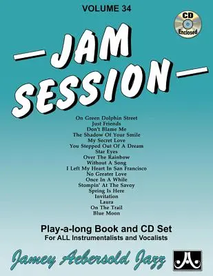 Jamey Aebersold Jazz -- Jam Session, Vol 34: Book & 2 CD - Jamey Aebersold Jazz -- Jam Session, Vol 34: Book & 2 CDs