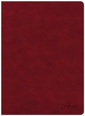 KJV Spurgeon Study Bible, Crimson Leathertouch