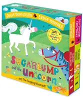 Sugarlump a jednorožec a spievajúca morská víla Stolová kniha v prebalu - Sugarlump and the Unicorn and The Singing Mermaid Board Book Slipcase