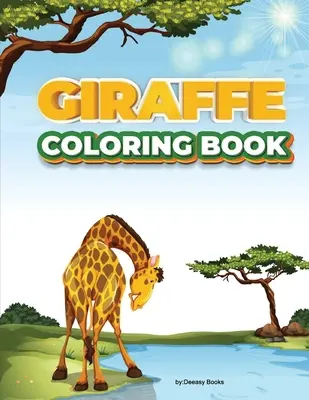 Omaľovánka žirafy - Giraffe Coloring Book