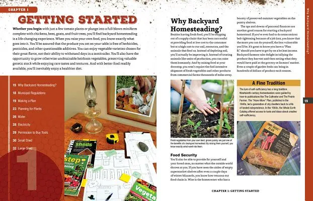 Backyard Homesteading, druhé prepracované vydanie: A Back-To-Basics Guide for Self-Sufficiency (Sprievodca základmi sebestačnosti), druhé, doplnené vydanie - Backyard Homesteading, Second Revised Edition: A Back-To-Basics Guide for Self-Sufficiency
