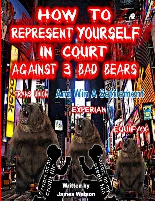 Ako sa zastupovať na súde proti 3 zlým medveďom a vyhrať vyrovnanie: Vyhrať vyrovnanie proti Trans Union, Experian, Equifax - How to Represent yourself in Court Against 3 Bad Bears And win A Settlement: Win A Settlement Against Trans Union, Experian, Equifax