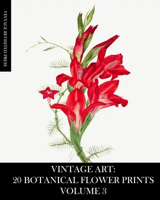Vintage Art: 20 botanických kvetinových výtlačkov, zväzok 3: Efeméry na rámovanie, vetešnícke časopisy, zmiešané médiá a dekupáž - Vintage Art: 20 Botanical Flower Prints Volume 3: Ephemera for Framing, Junk Journals, Mixed Media and Decoupage