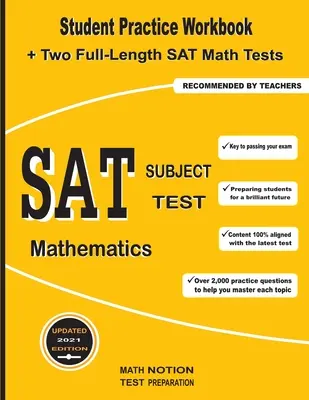 Predmetový test SAT Matematika: Cvičebnica pre študentov + dva plnohodnotné testy SAT z matematiky - SAT Subject Test Mathematics: Student Practice Workbook + Two Full-Length SAT Math Tests