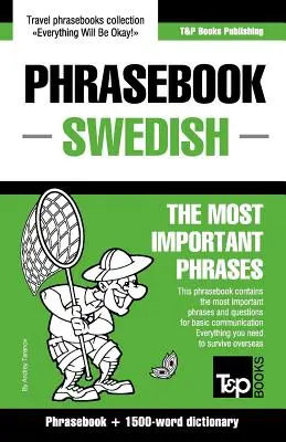 Anglicko-švédsky slovník a slovník na 1500 slov - English-Swedish phrasebook and 1500-word dictionary