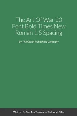 Umenie vojny vo veľkom formáte Bold Times New Roman - The Art Of War Large Print Bold Times New Roman