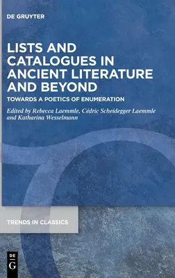 Zoznamy a katalógy v antickej literatúre a mimo nej - Lists and Catalogues in Ancient Literature and Beyond