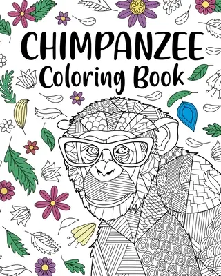 Šimpanz maľovanka - Chimpanzee Coloring Book