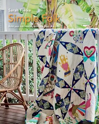 Jednoduchý ľudový prešívaný vzor s inštruktážnymi videami - Simple Folk Quilt Pattern with instructional videos