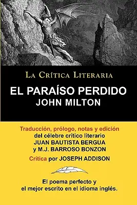 Stratený raj by John Milton, Zbierka literárnej kritiky slávneho literárneho kritika Juana Bautistu Bergua, Ediciones Ibericas - El Paraiso Perdido de John Milton, Coleccion La Critica Literaria Por El Celebre Critico Literario Juan Bautista Bergua, Ediciones Ibericas