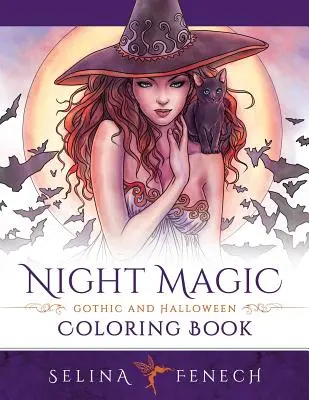Nočná mágia - Gotické a halloweenske maľovanky - Night Magic - Gothic and Halloween Coloring Book