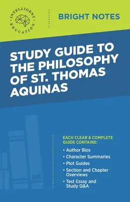 Študijná príručka k Filozofii svätého Tomáša Akvinského - Study Guide to The Philosophy of St Thomas Aquinas