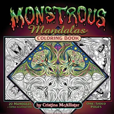 Monštruózne mandaly Omaľovánky - Monstrous Mandalas Coloring Book