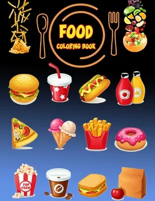 Kniha na vyfarbovanie potravín - Food Coloring Book