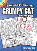 Hľadanie rozdielov: Mačka Grumpy Omaľovánky - Spot-The-Differences: Grumpy Cat Coloring Book