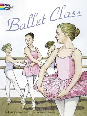 Baletná trieda Omaľovánky - Ballet Class Coloring Book