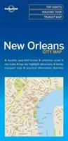 Lonely Planet New Orleans Mapa mesta 1 - Lonely Planet New Orleans City Map 1
