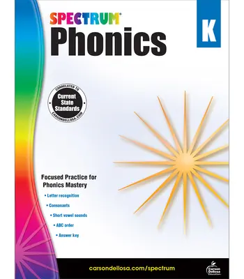 Spektrum fonetiky, ročník K - Spectrum Phonics, Grade K
