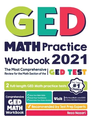 Cvičebnica matematiky pre GED: Najkomplexnejší prehľad na matematickú časť testu GED - GED Math Practice Workbook: The Most Comprehensive Review for the Math Section of the GED Test