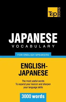 Japonský slovník pre anglicky hovoriacich - 3000 slov - Japanese vocabulary for English speakers - 3000 words