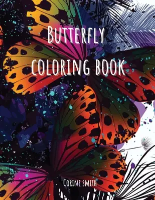 Omaľovánky pre dospelých - Kvetina s motýľmi - Adult coloring book - Flower with butterflies