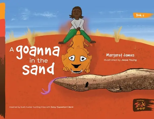 Koza v piesku - A goanna in the sand