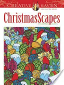 Creative Haven Vianočné krajiny Omaľovánky - Creative Haven Christmasscapes Coloring Book