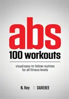100 cvičení na brušné svalstvo: Vizuálne jednoduché cvičenia na brušné svaly pre všetky úrovne kondície - Abs 100 Workouts: Visual easy-to-follow abs exercise routines for all fitness levels
