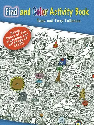 Nájdi a vyfarbi knihu aktivít - Find and Color Activity Book