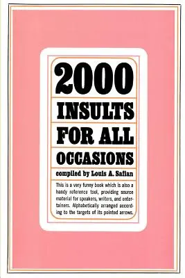 2000 urážok na všetky príležitosti - 2000 Insults for All Occasions