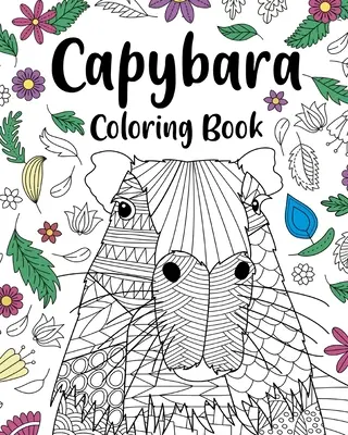 Omaľovánky pre dospelých kapybara - Capybara Adult Coloring Book