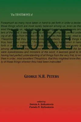 Svedectvo o Lukášovi: biblické študijné poznámky k Lukášovmu evanjeliu z roku 1907 - The Testimony of Luke: 1907 Biblical study notes on the Gospel of Luke