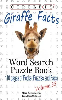 Zakrúžkujte to, fakty o žirafe, hľadanie slov, puzzle kniha - Circle It, Giraffe Facts, Word Search, Puzzle Book