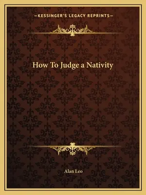 Ako posudzovať nativity - How to Judge a Nativity