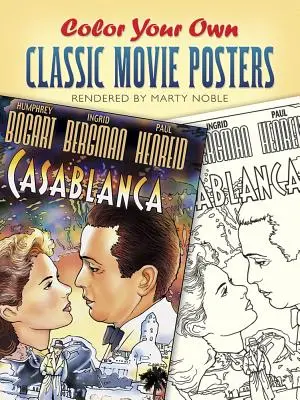 Vyfarbi si vlastné klasické filmové plagáty - Color Your Own Classic Movie Posters